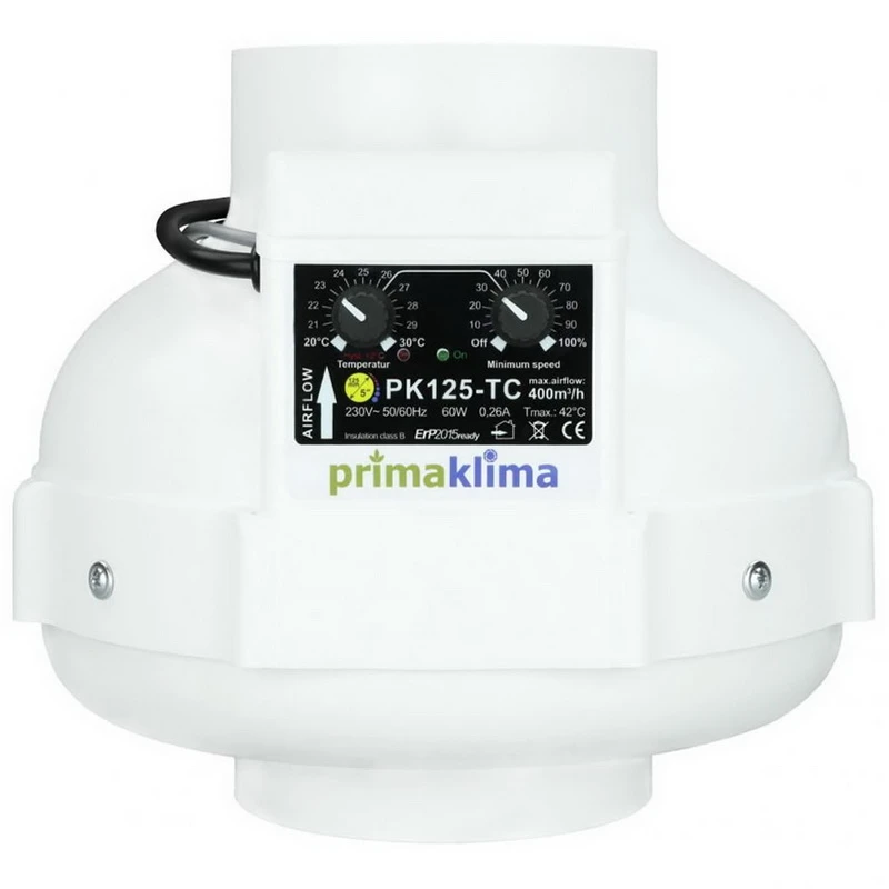 Aspiratori con controller: Estrattore prima klima - rvks 125mm + controller gse